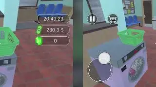 Laundry Shop Manager Game Gameplay | Wash, Dry & Upgrade Shop