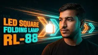 LED Square Folding Lamp RL-88 की सच्ची Review | Best Folding Light?