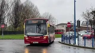 National Express Coventry Enviro 200 875 Bus Route 3 Merry Hill