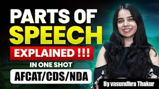 PARTS OF SPEECH IN ONE SHOT