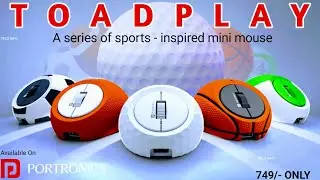TOADPLAY Mouse Portronics | Sports Design Wireless BT mouse Mini Mouse #portronics #Toadplay #shorts