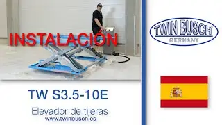 Instalación del elevador de tijeras TW S3.5-10E de TWIN BUSCH®