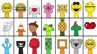 New Sprunki OC : Compilation 20 Emoji Phase 2