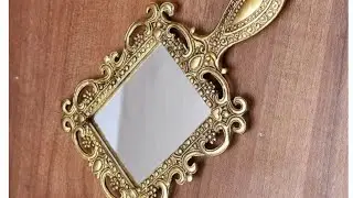 Antique mirror😍#artandcraft#live#mirror#clayart#youtuber#artist#support#subscribe#youtube#art#viral
