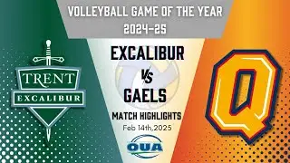 Trent Excalibur v Queen's Gaels | FULL GAME HIGHLIGHTS | OUA Men's Volleyball 2024-25