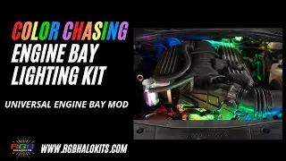 Multicolor Engine Bay Lights - Color chasing / Flow
