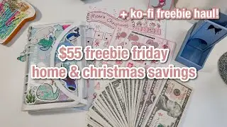 $55 freebie friday to save for future home & christmas | budgetwithamanda