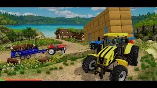 Real Tractor Trolley Cargo Farming Simulator - Indian Tractor Games - Android Gameplay #4