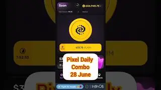 Pixel Daily combo #airdrop #bitcoin #coin #earnmoneyonline #hamsterkombat #crypto #money #earnmoney