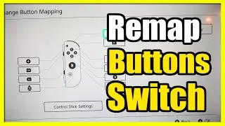 How to Remap the Buttons on your Controller for Nintendo Switch (Fast Tutorial)
