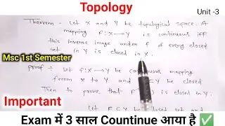 Let X and Y be topological spaces. A mapping is continuous iff the inverse image under F  every open