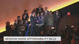Gavin Newsom signs $60 billion climate package with clean energy rebates