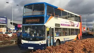 A Ride on a TransBus Trident (KN54 ZXL)