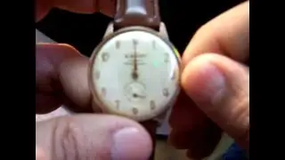 Maquinaria de reloj Cauny Prima Centenario funcionando