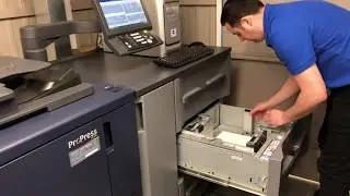 C1060 with SD-506 Booklet Maker Demo by ProPress Digital