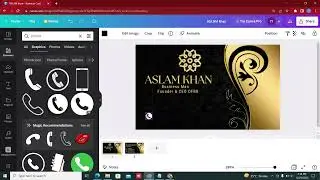 How Make Bussiness Card By Canva Module 8, Canva Full Detail Course Part 8