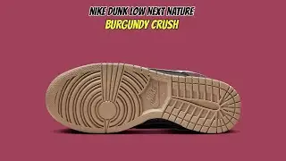 Nike Dunk Low Next Nature Burgundy Crush