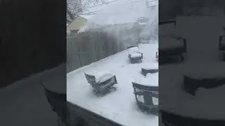 Rude Neighbor Sends Snow Over Fence || ViralHog