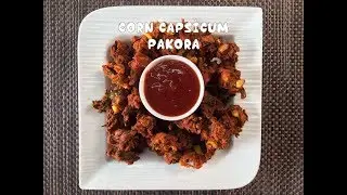 Corn capsicum pakora