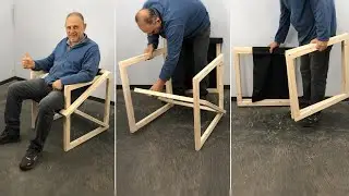 &iexcl;Incre&iacute;ble Sill&oacute;n Desarmable! Hazlo T&uacute; Mismo con Solo Madera y Tornillos | Tutorial Paso a Paso
