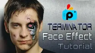 PicsArt Editing Tutorial 2016 | How to Make Terminator Face | Best PicsArt Studio Editing