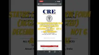 #aiims exam city #CRE 2025#aiims cre Status of Application Form(Accepted/Rejected)