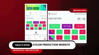 Color Prediction Game website source code