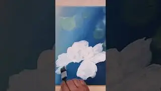 Painting a Beautiful flower with a cute Butterfly🦋🦋 / Acrylic painting / Art paintings--Part - 2 #yt