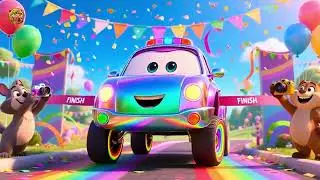 Wroom Wroom Car Song 🚗🎶 Fun Vehicle Song for Kids | UK Nursery Rhymes