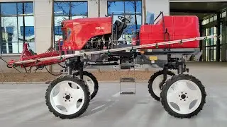 700L tank boom sprayer work video  #sprayer