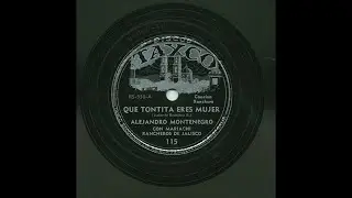 Alejandro Montenegro - Que Tontita Eres Mujer - Discos Taxco 115
