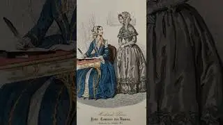 1845 Fashion Magazine Illustration - Fashion in the Age of Charlotte Bronte