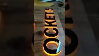 Acrylic LED Light Nameplate Maker inNoida #nameplate #nameplatedesign #nameplates @urbanitecreation