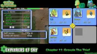 Pokemon Mystery Dungeon explorers of sky 021: Grovyle the thief
