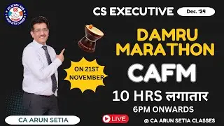 GRAND MARATHON FOR CAFM  BY CA ARUN SETIA