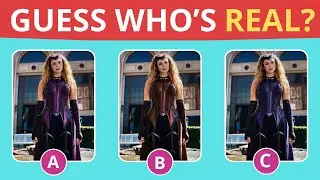 Can You Guess The Real SUPERHEROES