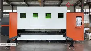 C30-6KW 1500*3000mm compact laser cutting machine with full closed house cover drawer type workbench