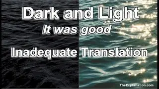 Genesis 1:4 Light and Darkness Divided. Your turn to Study. What is the deeper meaning of Divided?