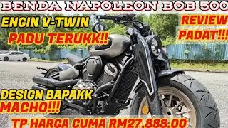 BENDA NAPOLEON BOB 500 CRUISER - ENGIN PADU!!! CANGGIH & MACHO!!! TP HARGA CUMA RM27,888.00!!!