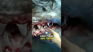 Акулы теряют более 20 000 зубов 😱😱