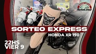 🏍️ Sorteo Express AutoLoop &ndash; XR 190 0 km | EN VIVO HOY A LAS 22:00
