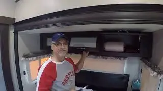 Quick RV Vertical Cabinet Gas Strut Install - No Drilling or Measuring