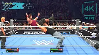 Wwe 2k25| Gauntlet Turmoil | Brock Lesnar vs Wyatt Six |[4k60Fps ]