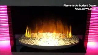 Flamerite Fires Luma Radia 3D Bowl Glass Pebble
