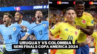 URUGUAY vs COLOMBIA - Semi Finals COPA AMERICA 2024 | Gameplay