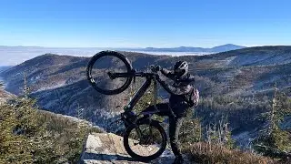 Błatnia zimą na e-bikeu #beskidy #ebike #mtb #haibike 