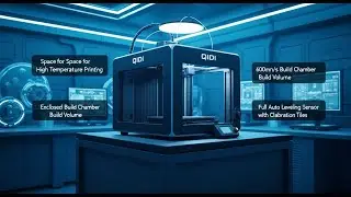 Обзор 3D-принтера QIDI Q2C | Автоматическая калибровка, скорость печати 600 мм/с, размер рабочей ...
