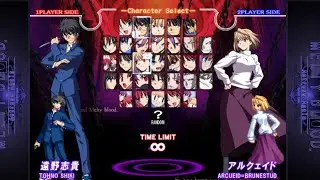 Melty Blood: Actress Again All Characters Unlocked (PS2) PCSX2 Gameplay Part 1 4K