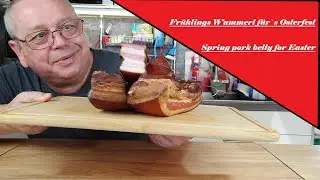 Warmgeräucherter Schweinebauch selbst gemacht / Easter Pork belly warm smoked