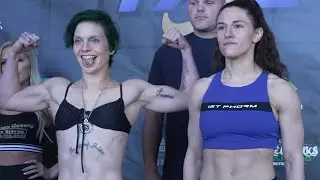 Elle Wagman vs. Cristina Crist - Weigh-in Face-Off - (FAC 12: Lookin' For a Fight) - /r/WMMA